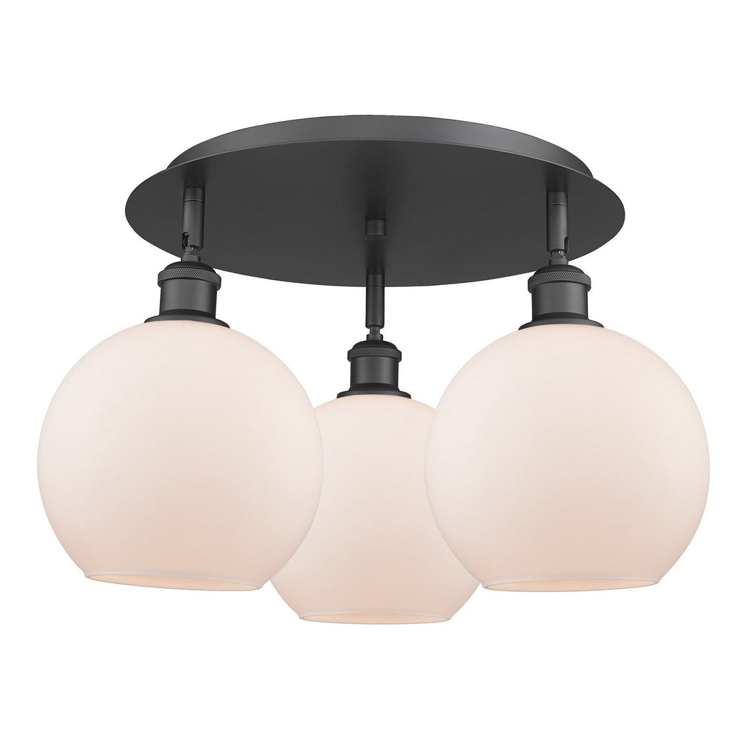 Innovations Downtown Urban 516-3C-BK-G121-8 Ceiling Light - Matte Black