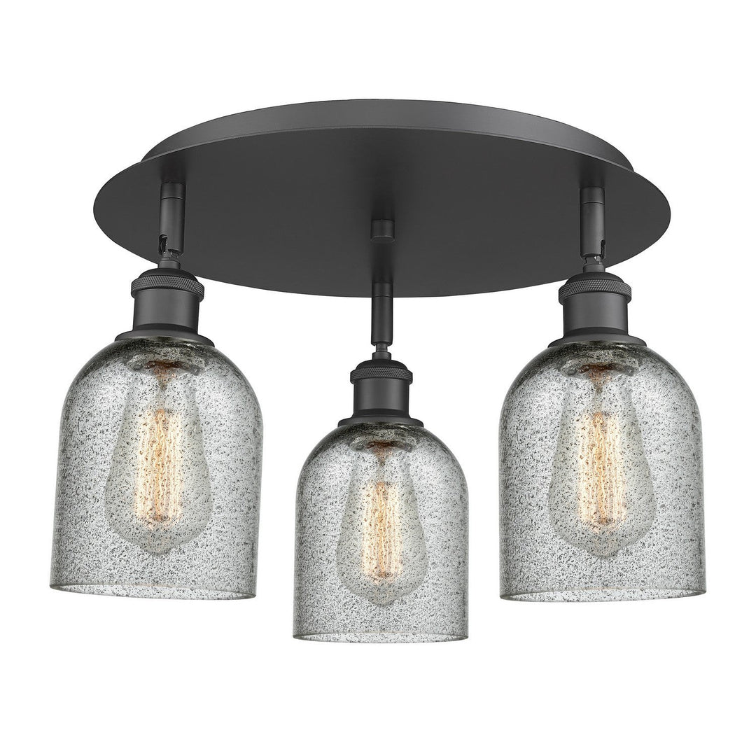 Innovations Downtown Urban 516-3C-BK-G257 Ceiling Light - Matte Black