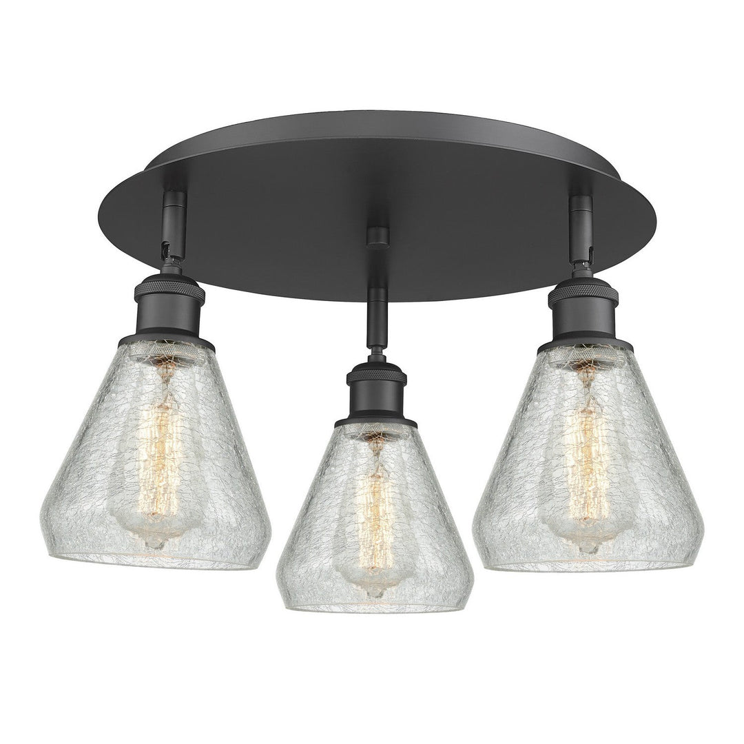 Innovations Downtown Urban 516-3C-BK-G275 Ceiling Light - Matte Black
