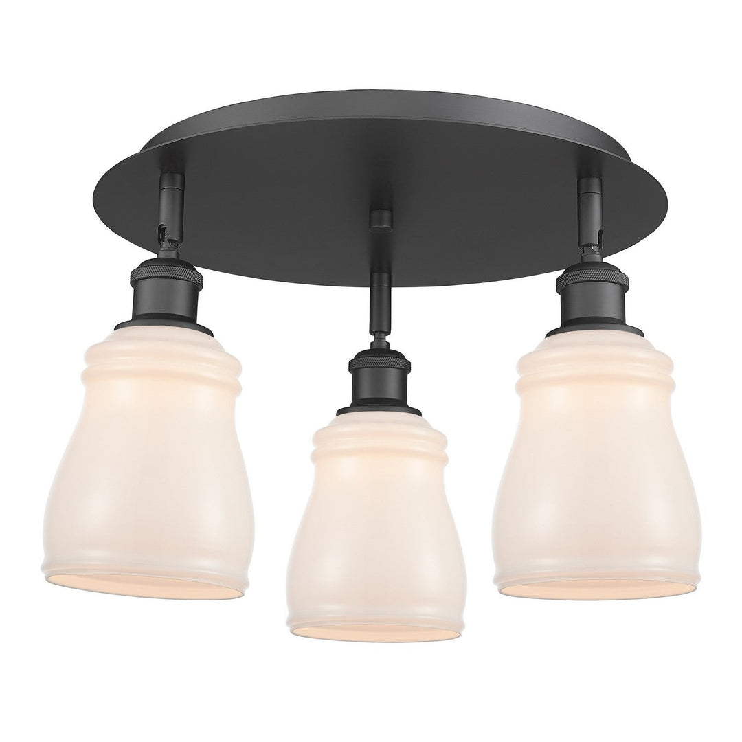 Innovations Downtown Urban 516-3C-BK-G391 Ceiling Light - Matte Black