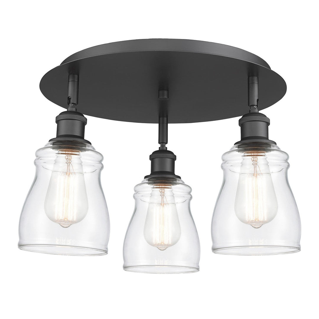 Innovations Downtown Urban 516-3C-BK-G392 Ceiling Light - Matte Black