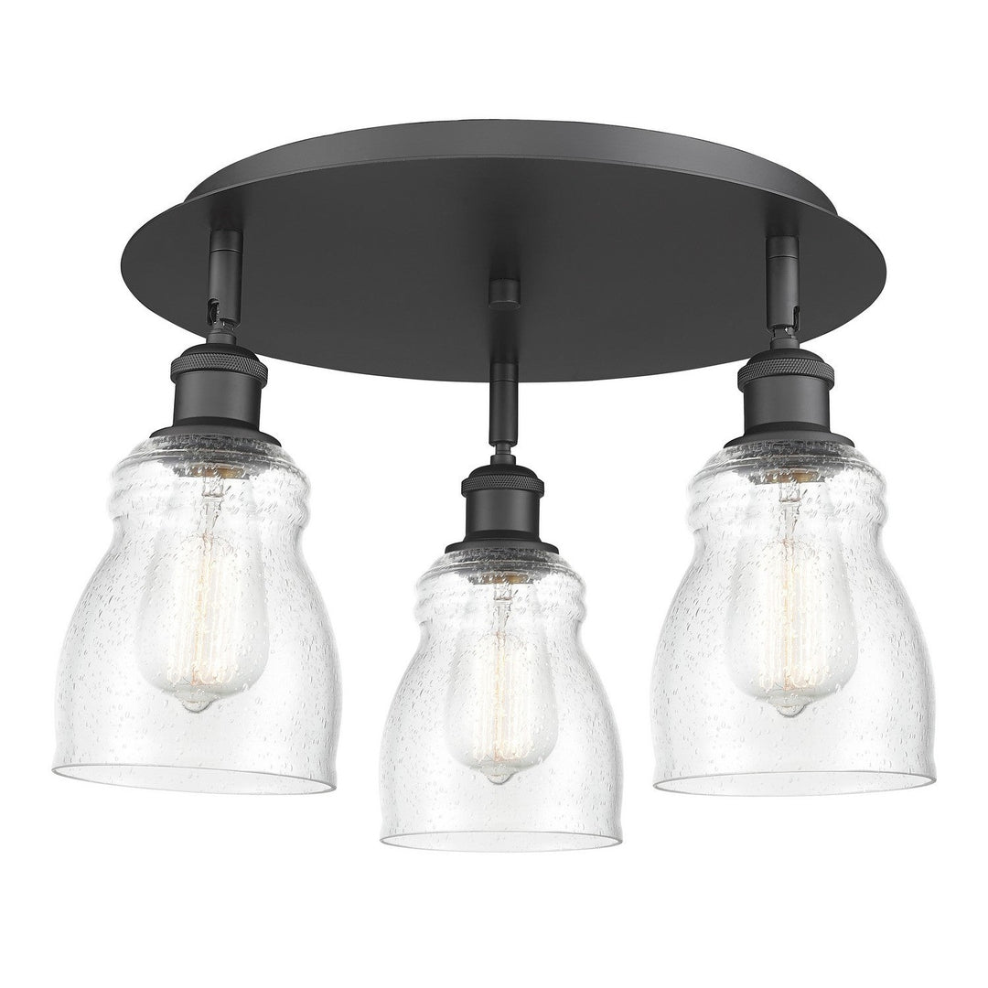 Innovations Downtown Urban 516-3C-BK-G394 Ceiling Light - Matte Black