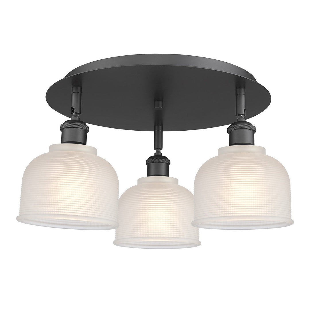 Innovations Downtown Urban 516-3C-BK-G411 Ceiling Light - Matte Black