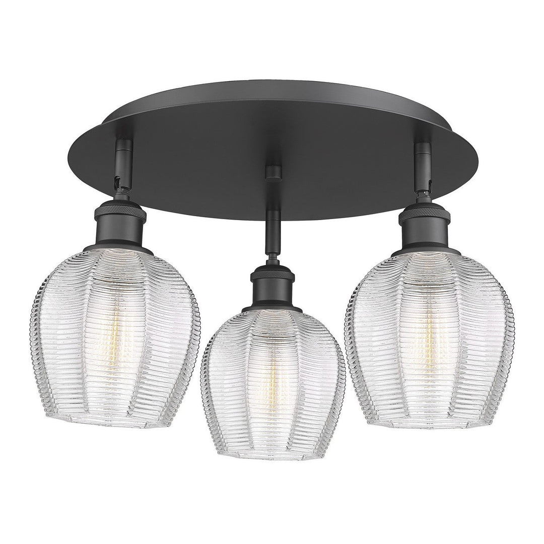 Innovations Downtown Urban 516-3C-BK-G462-6 Ceiling Light - Matte Black