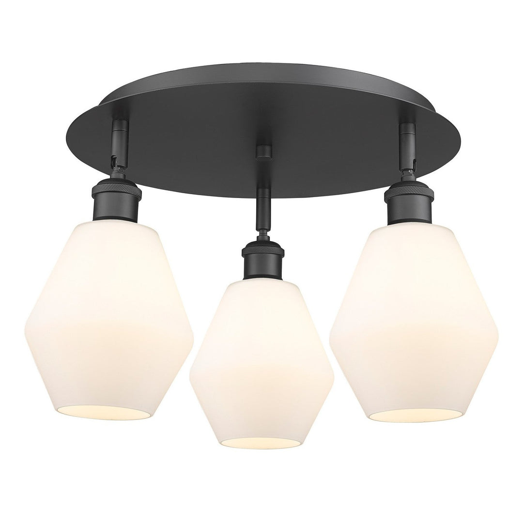 Innovations Downtown Urban 516-3C-BK-G651-6 Ceiling Light - Matte Black