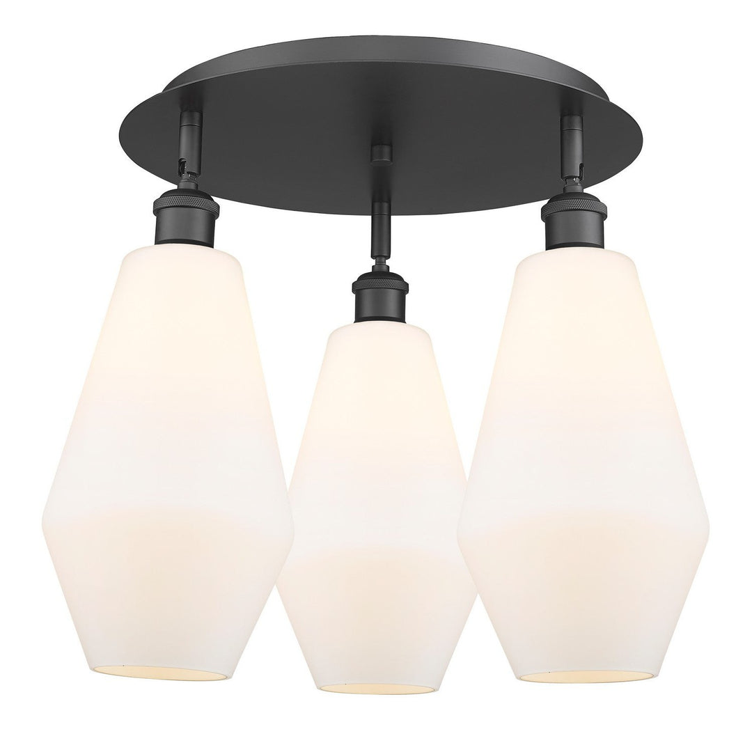 Innovations Downtown Urban 516-3C-BK-G651-7 Ceiling Light - Matte Black