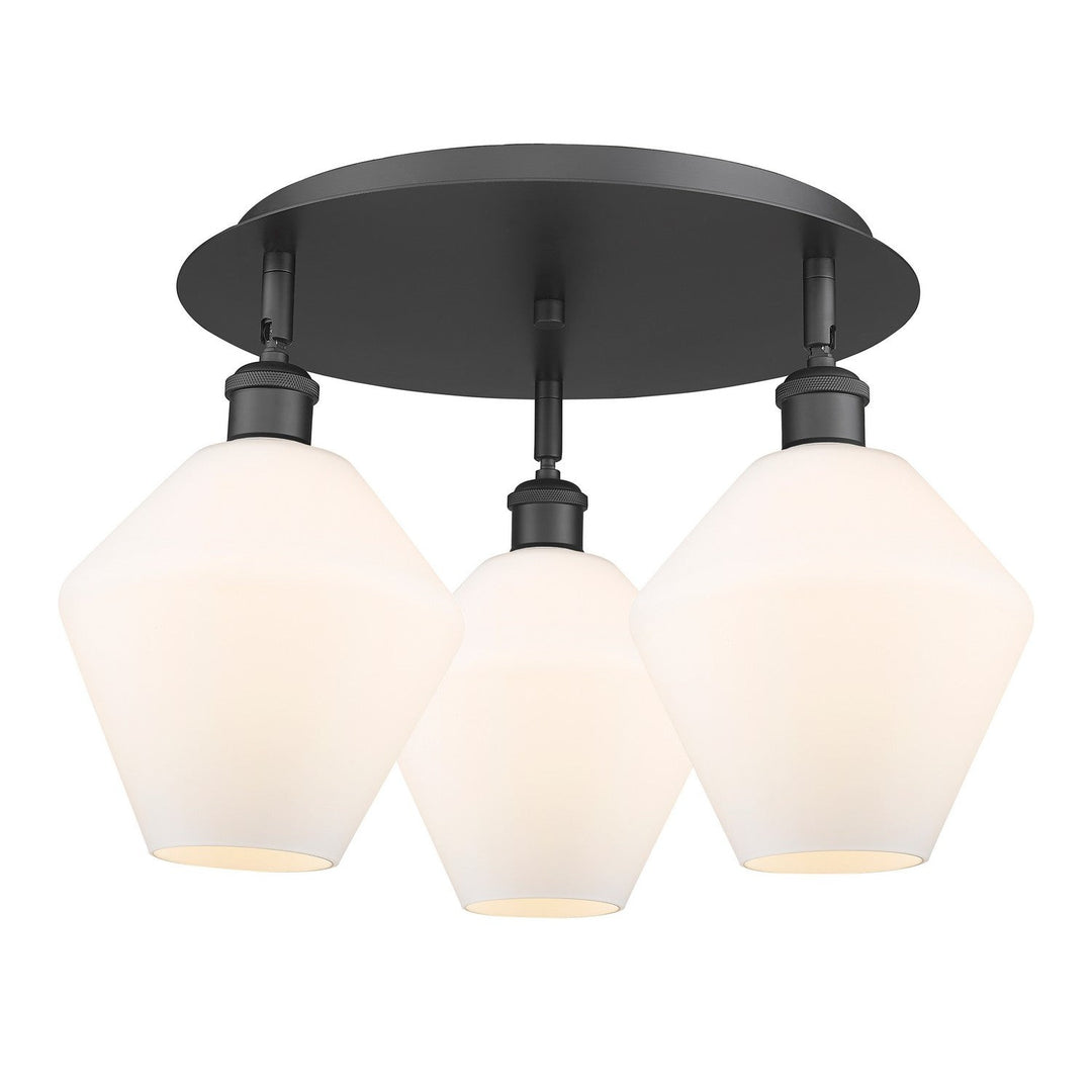 Innovations Downtown Urban 516-3C-BK-G651-8 Ceiling Light - Matte Black