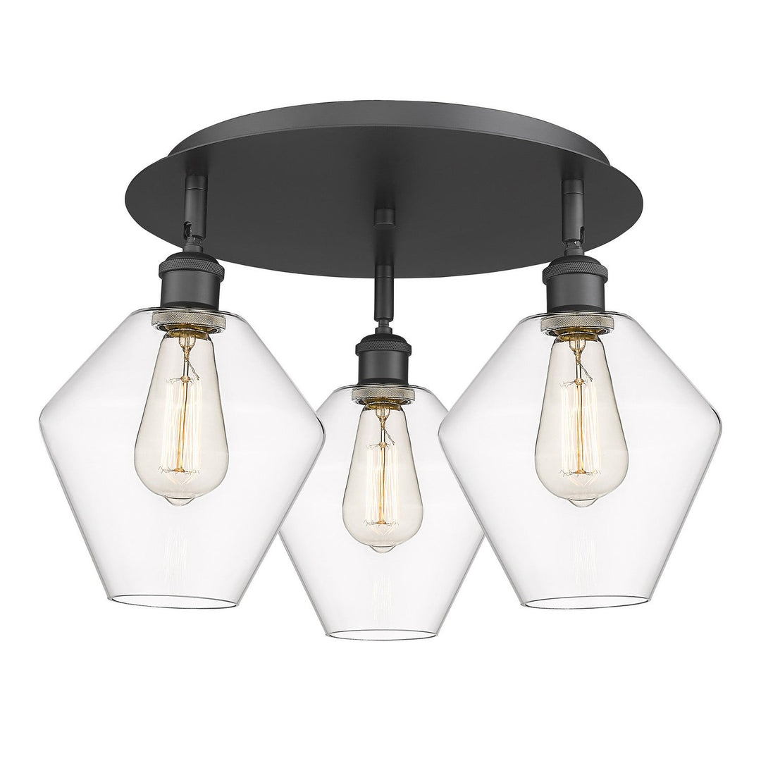 Innovations Downtown Urban 516-3C-BK-G652-8 Ceiling Light - Matte Black