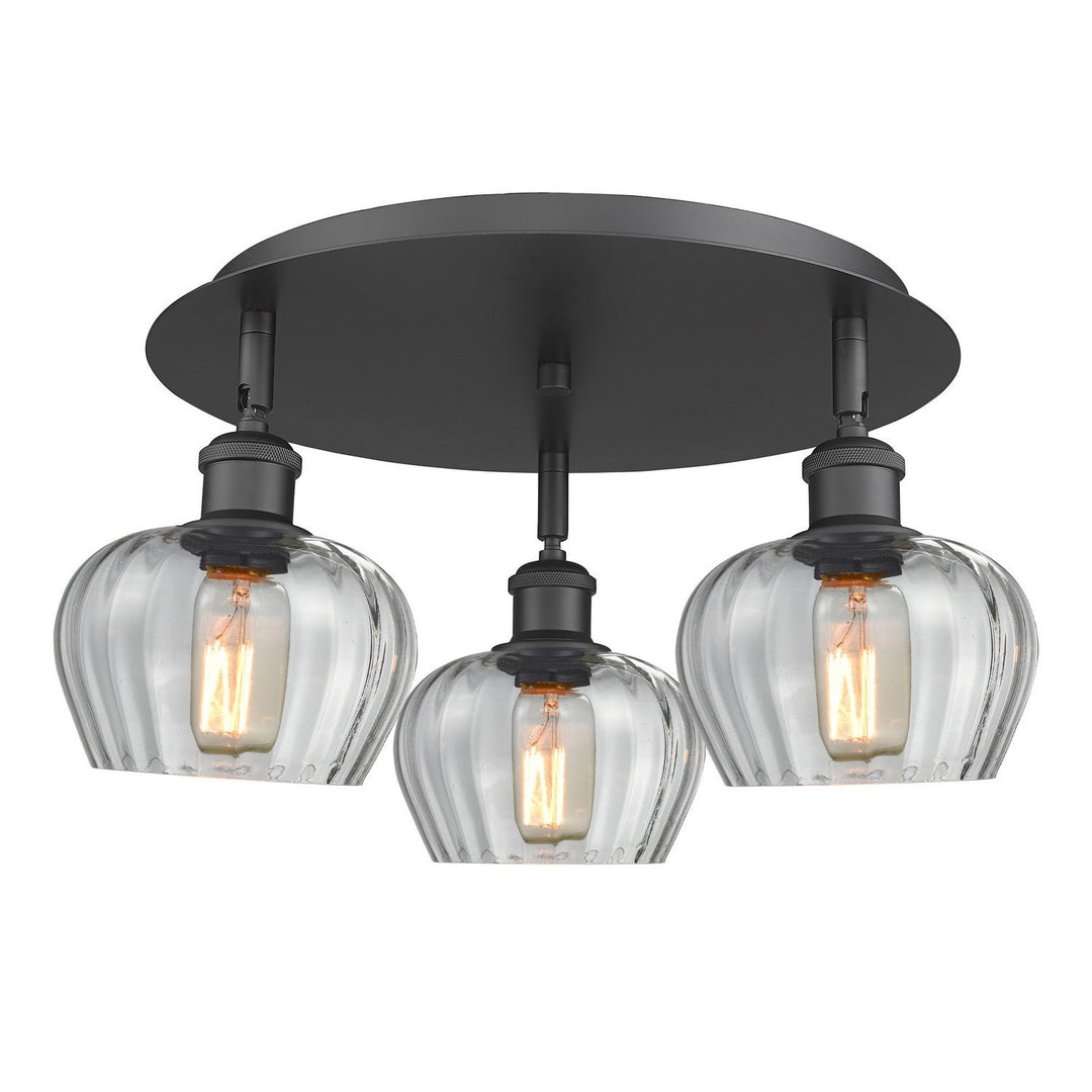 Innovations Downtown Urban 516-3C-BK-G92 Ceiling Light - Matte Black