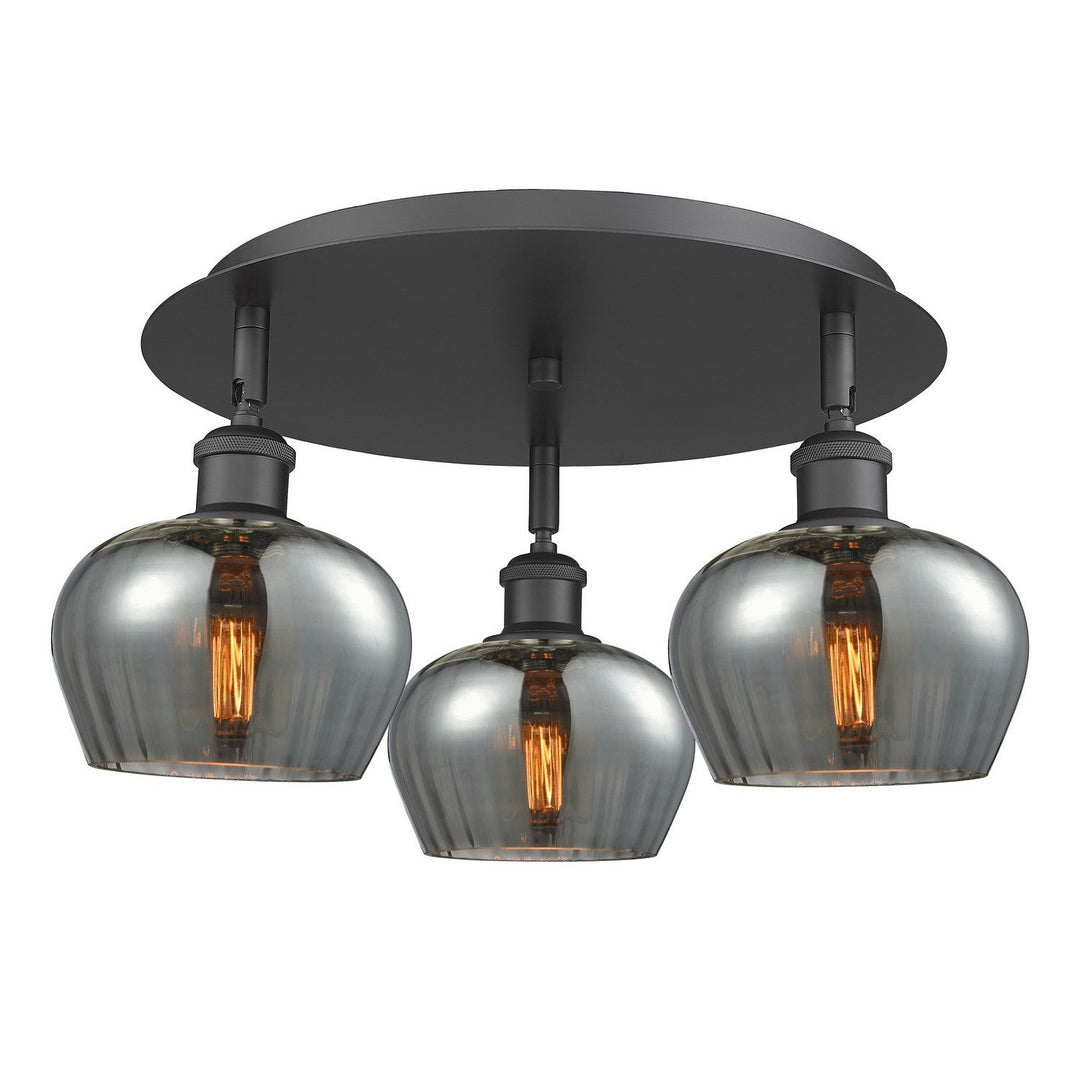 Innovations Downtown Urban 516-3C-BK-G93 Ceiling Light - Matte Black