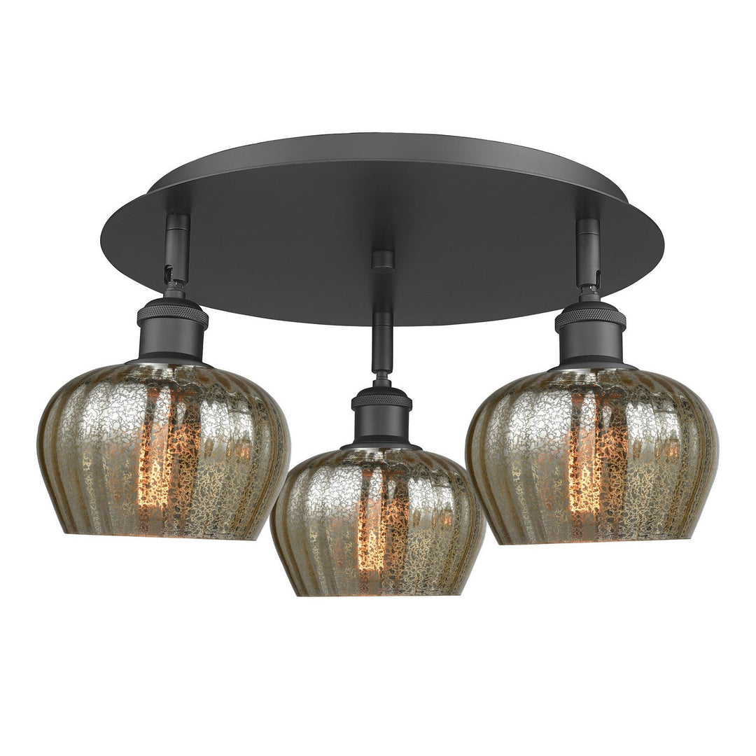Innovations Downtown Urban 516-3C-BK-G96 Ceiling Light - Matte Black