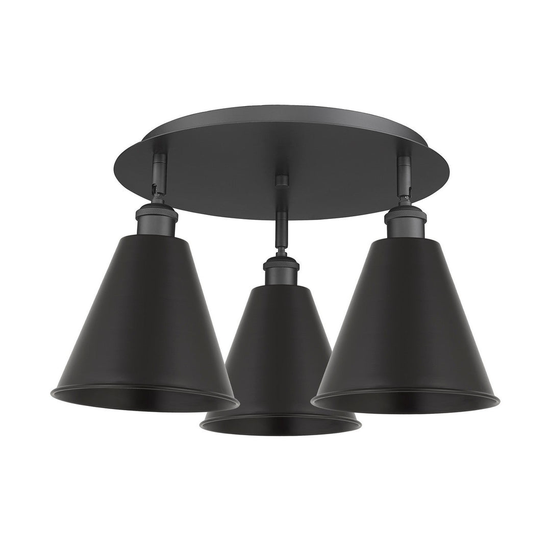 Innovations Downtown Urban 516-3C-BK-MBC-8-BK Ceiling Light - Matte Black