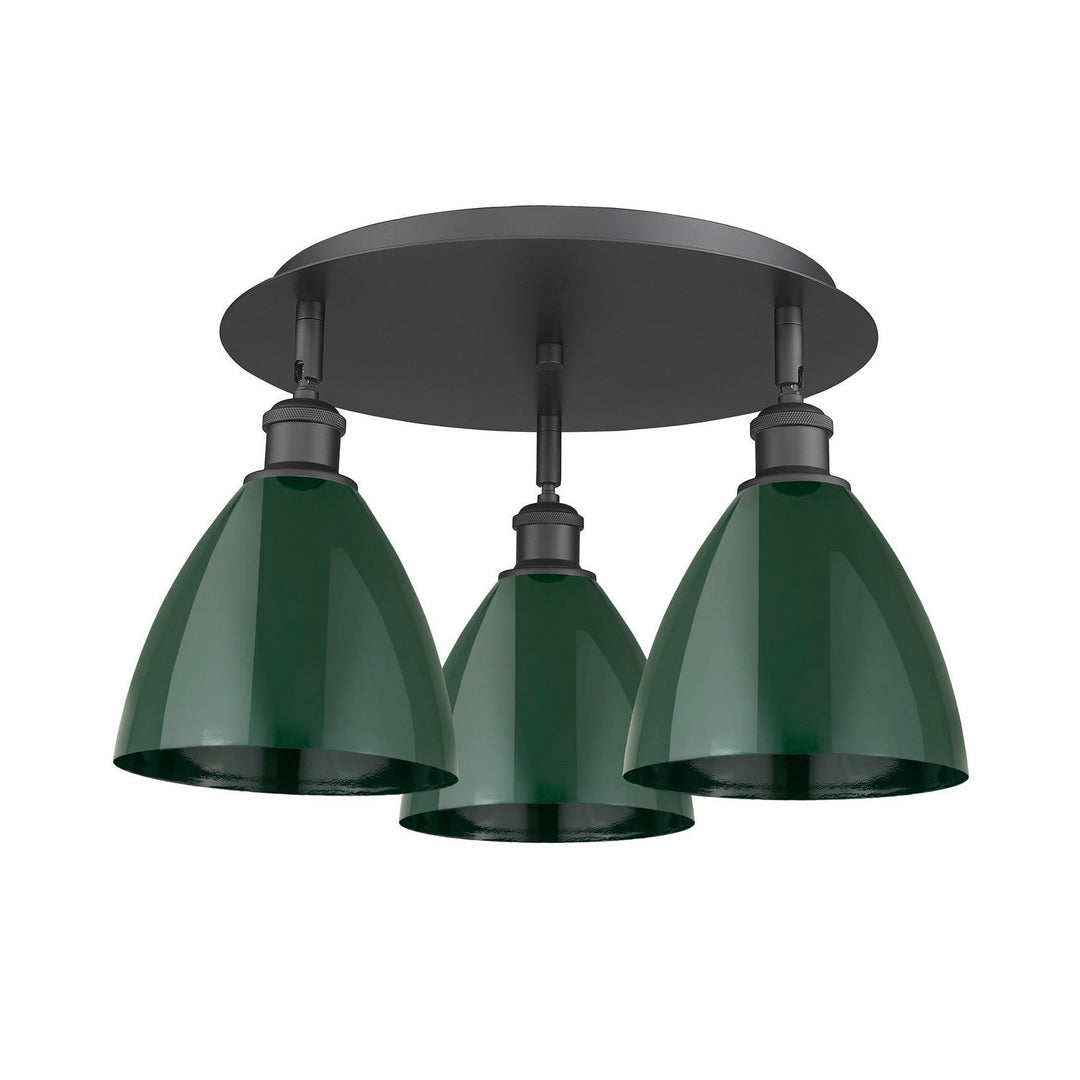 Innovations Downtown Urban 516-3C-BK-MBD-75-GR Ceiling Light - Matte Black