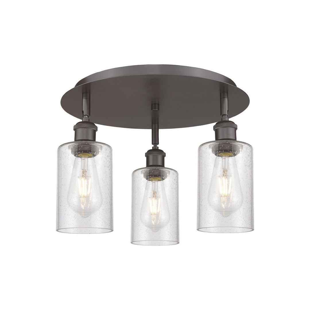 Innovations Downtown Urban 516-3C-OB-G804 Ceiling Light - Oil Rubbed Bronze