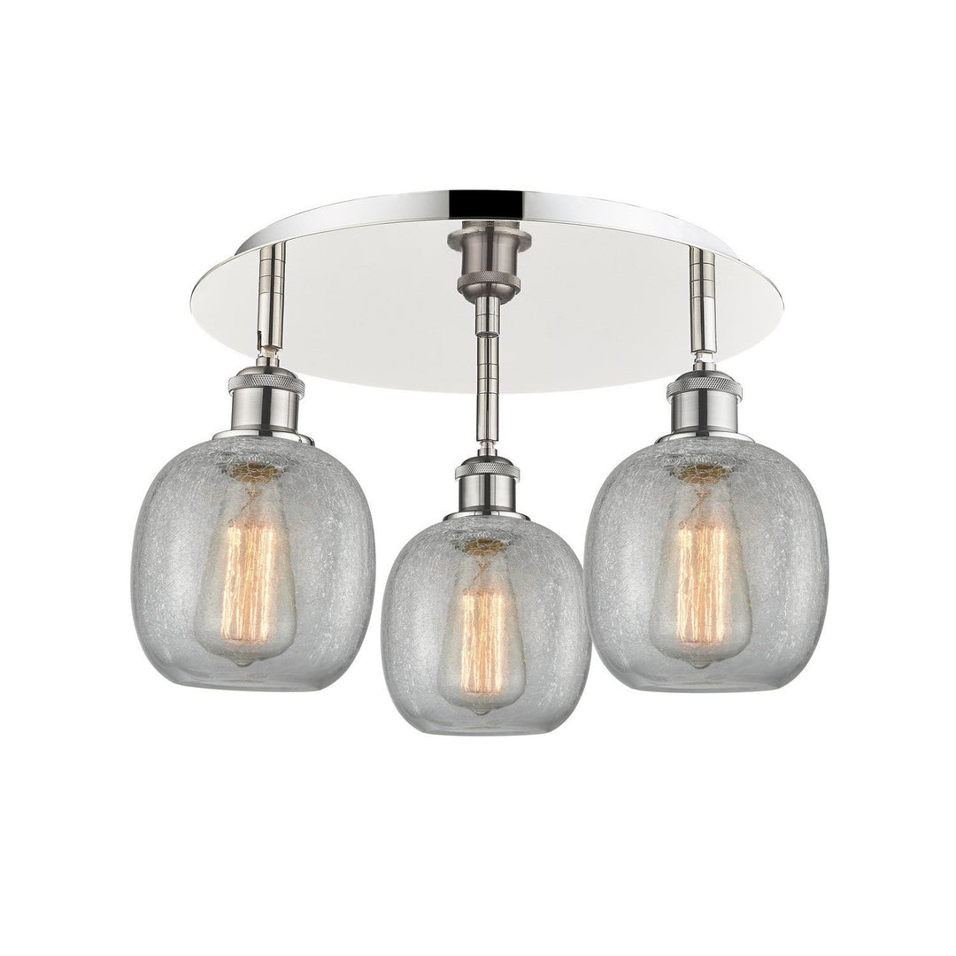 Innovations Downtown Urban 516-3C-PN-G105 Ceiling Light - Polished Nickel