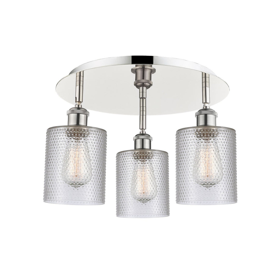 Innovations Downtown Urban 516-3C-PN-G112 Ceiling Light - Polished Nickel