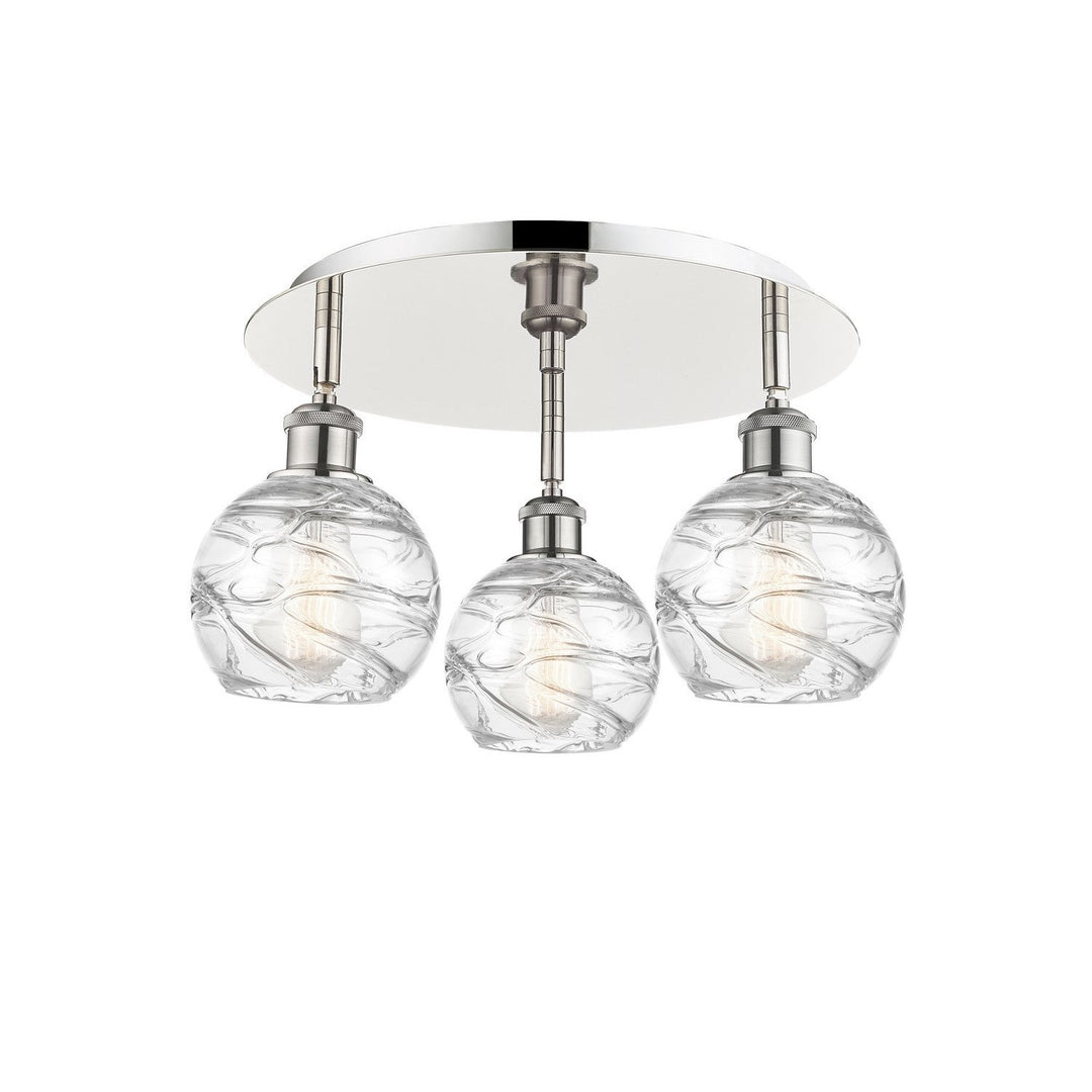 Innovations Downtown Urban 516-3C-PN-G1213-6 Ceiling Light - Polished Nickel