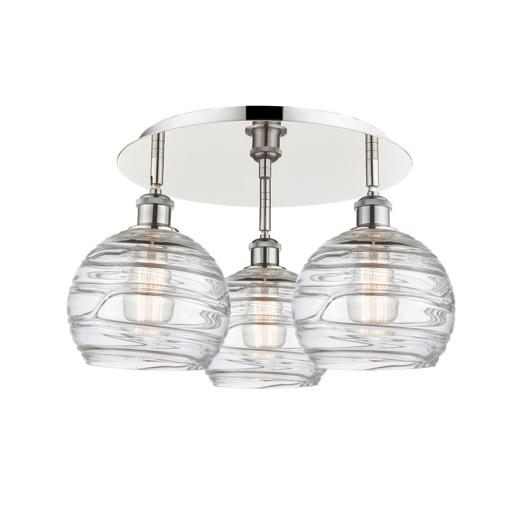 Innovations Downtown Urban 516-3C-PN-G1213-8 Ceiling Light - Polished Nickel