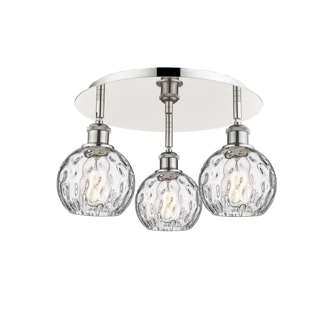 Innovations Downtown Urban 516-3C-PN-G1215-6 Ceiling Light - Polished Nickel