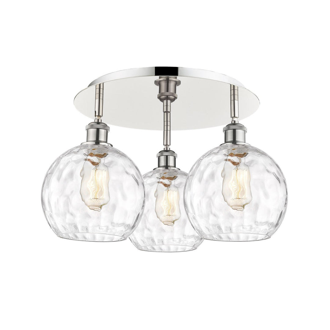 Innovations Downtown Urban 516-3C-PN-G1215-8 Ceiling Light - Polished Nickel