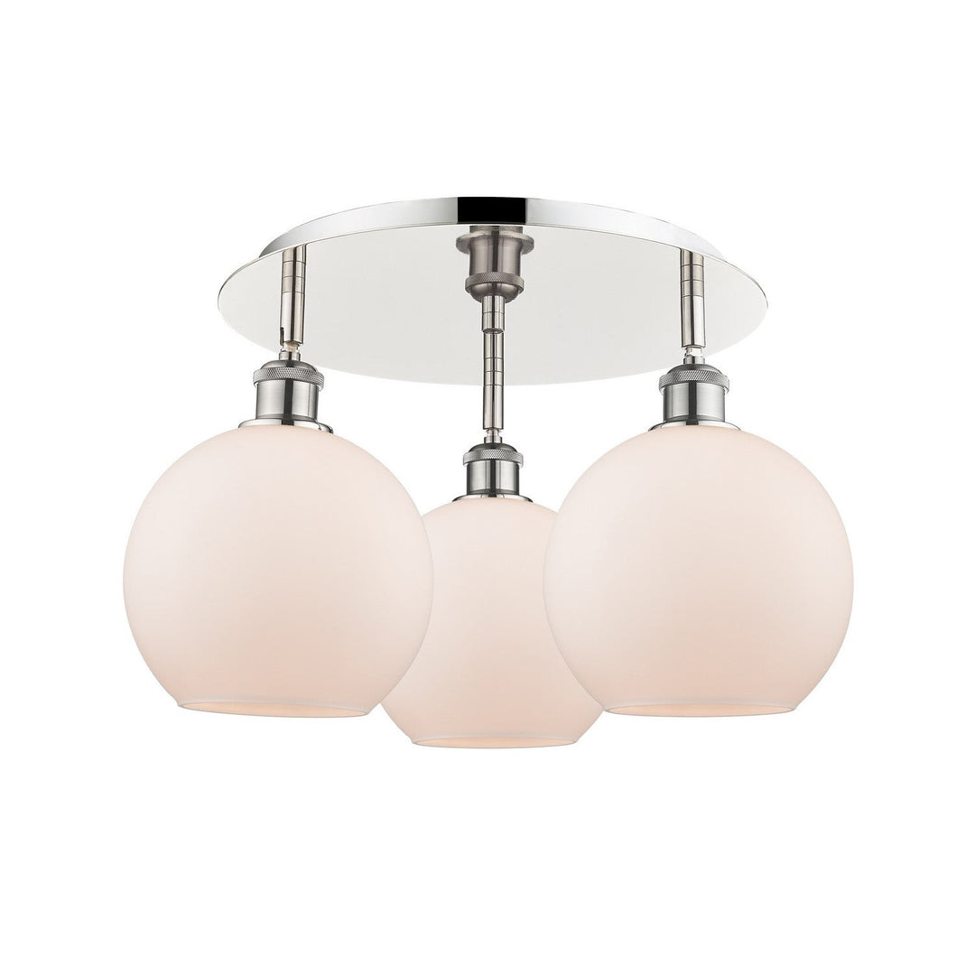 Innovations Downtown Urban 516-3C-PN-G121-8 Ceiling Light - Polished Nickel