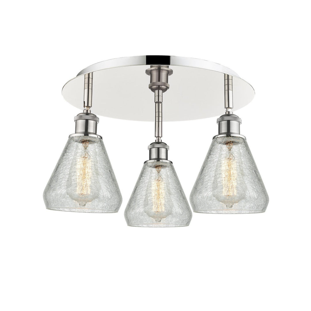Innovations Downtown Urban 516-3C-PN-G275 Ceiling Light - Polished Nickel
