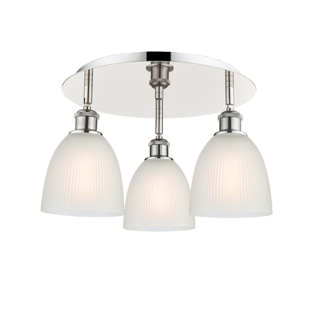 Innovations Downtown Urban 516-3C-PN-G381 Ceiling Light - Polished Nickel