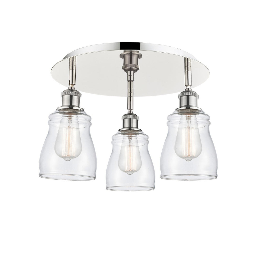 Innovations Downtown Urban 516-3C-PN-G392 Ceiling Light - Polished Nickel