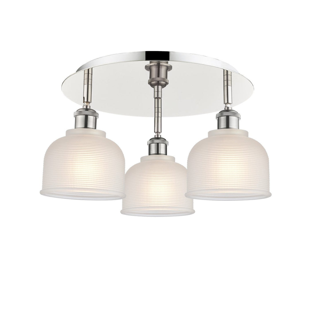 Innovations Downtown Urban 516-3C-PN-G411 Ceiling Light - Polished Nickel