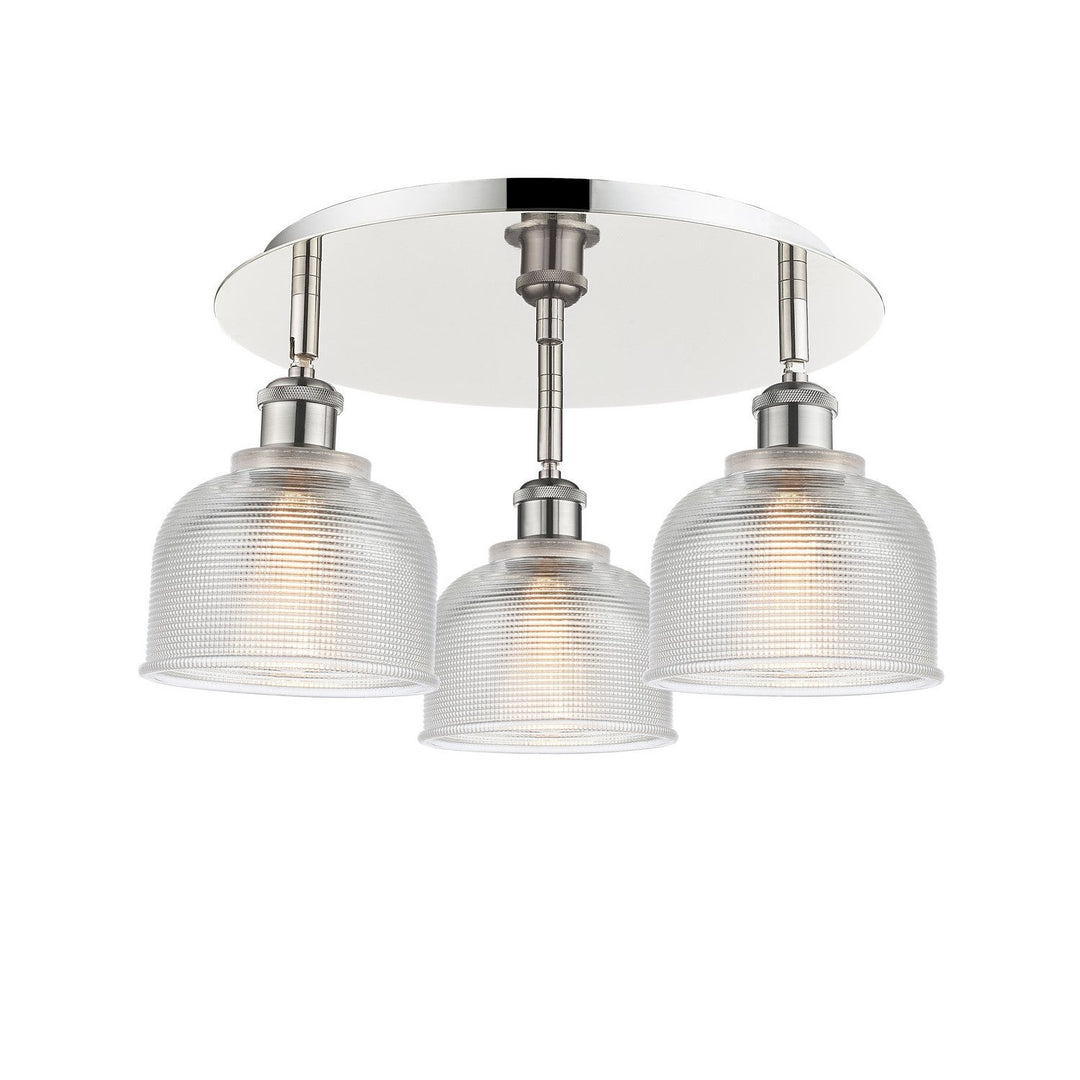Innovations Downtown Urban 516-3C-PN-G412 Ceiling Light - Polished Nickel