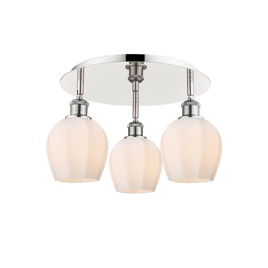 Innovations Downtown Urban 516-3C-PN-G461-6 Ceiling Light - Polished Nickel