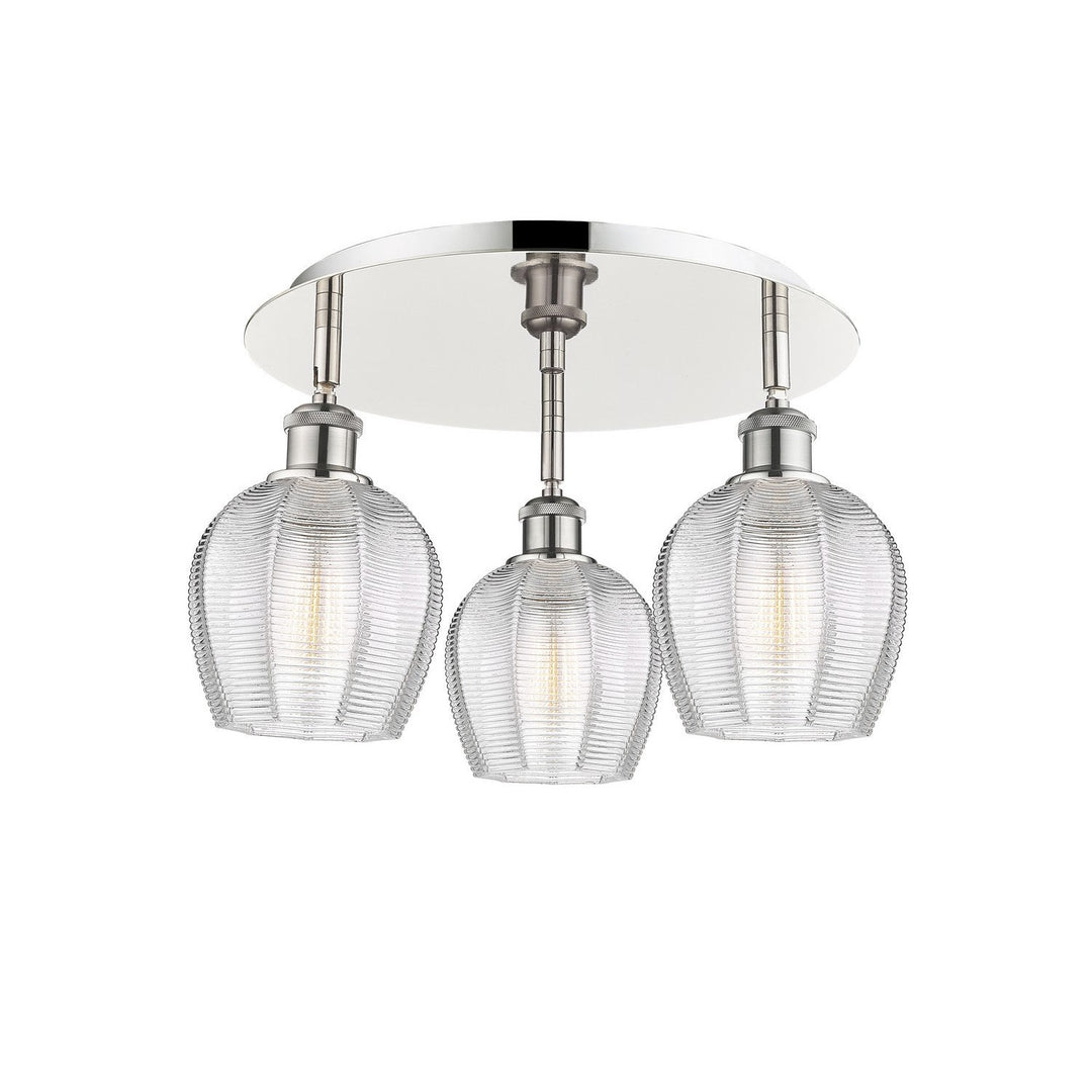 Innovations Downtown Urban 516-3C-PN-G462-6 Ceiling Light - Polished Nickel