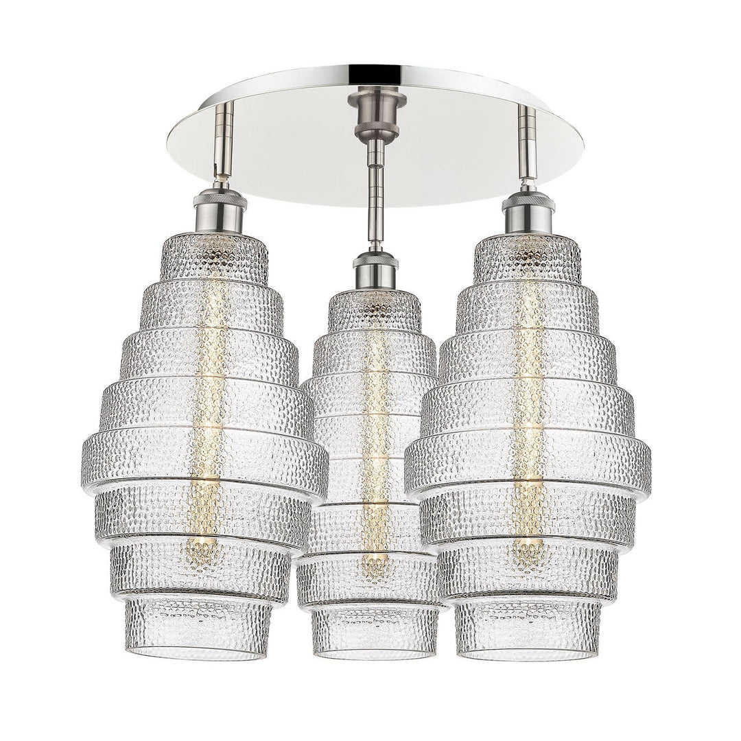 Innovations Downtown Urban 516-3C-PN-G672-8 Ceiling Light - Polished Nickel