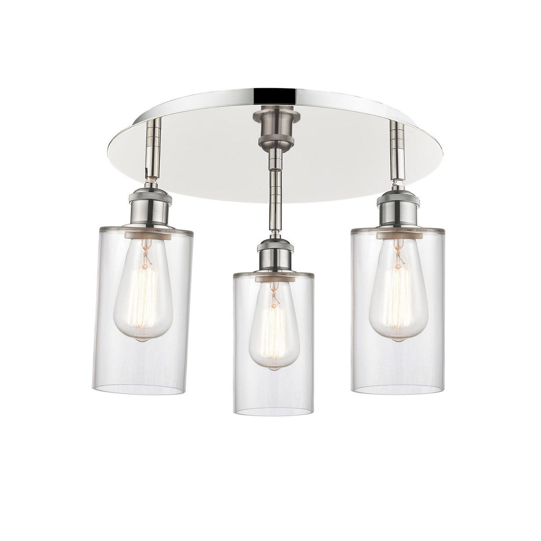 Innovations Downtown Urban 516-3C-PN-G802 Ceiling Light - Polished Nickel