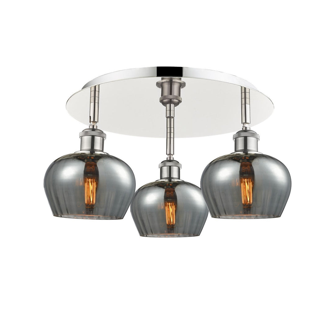 Innovations Downtown Urban 516-3C-PN-G93 Ceiling Light - Polished Nickel