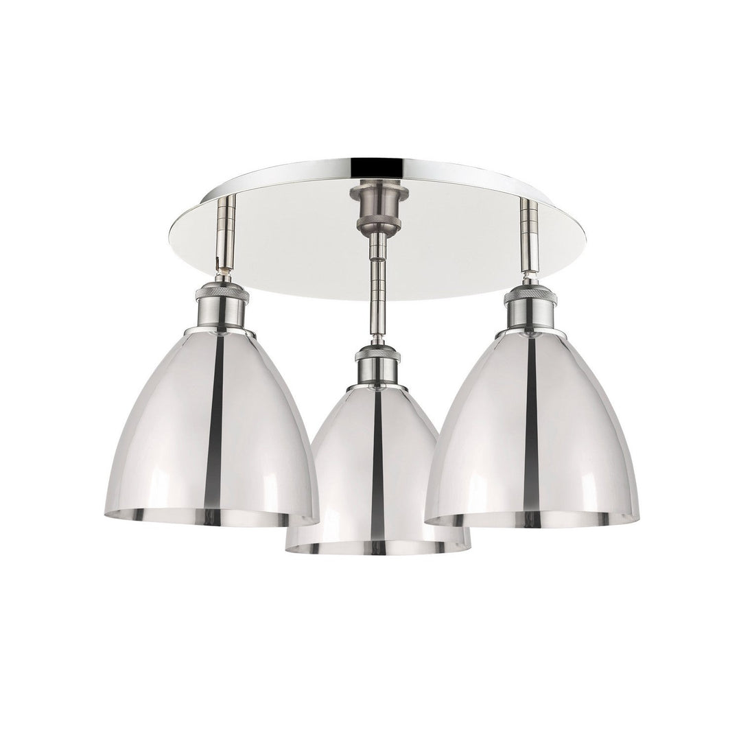 Innovations Downtown Urban 516-3C-PN-MBD-75-PN Ceiling Light - Polished Nickel