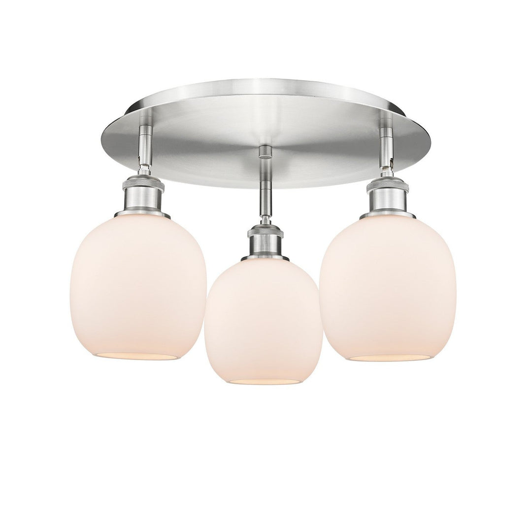 Innovations Downtown Urban 516-3C-SN-G101 Ceiling Light - Satin Nickel