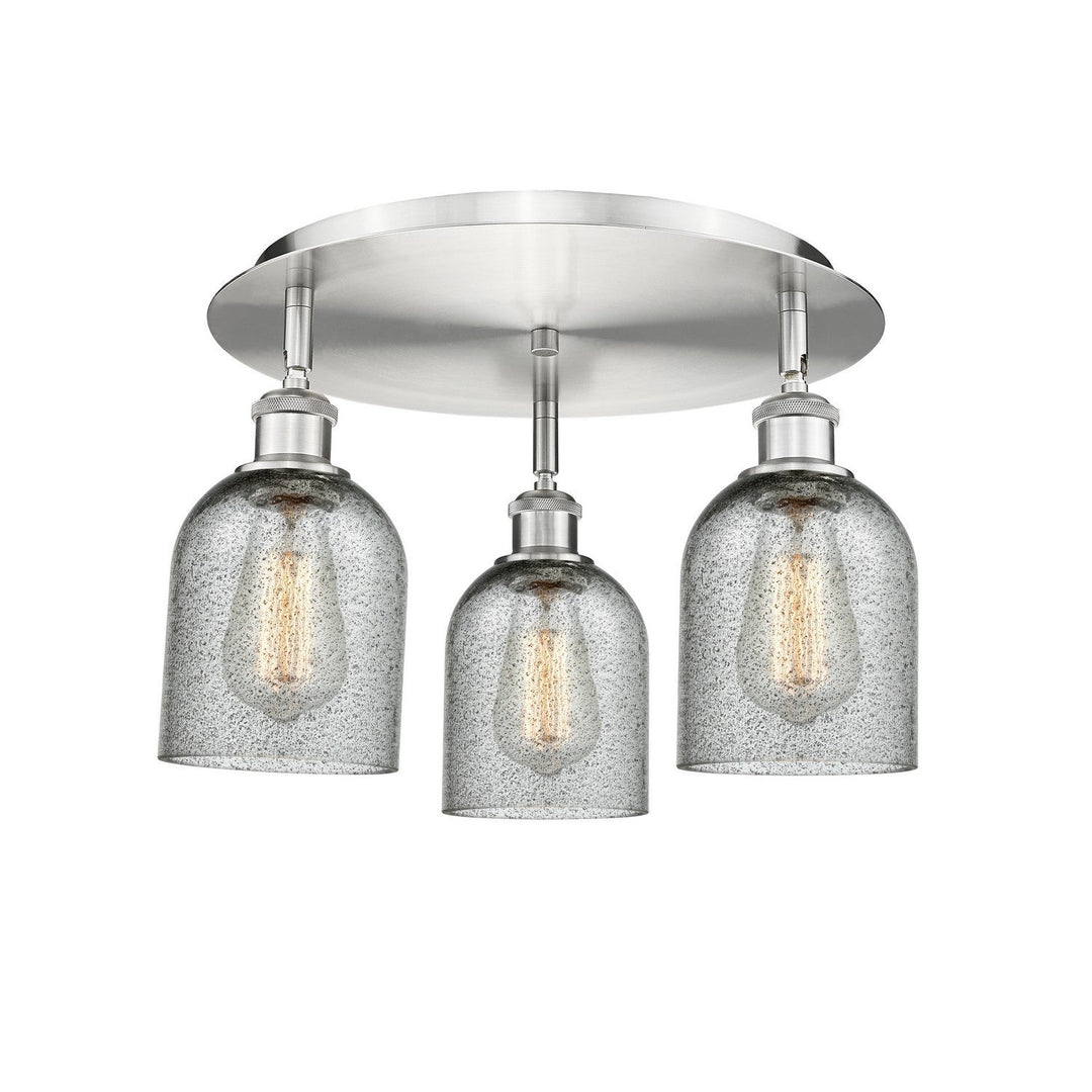 Innovations Downtown Urban 516-3C-SN-G257 Ceiling Light - Satin Nickel