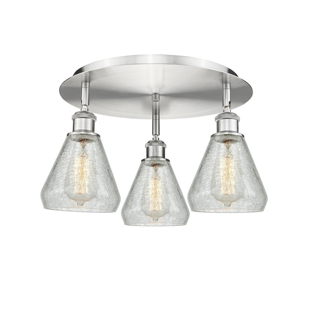 Innovations Downtown Urban 516-3C-SN-G275 Ceiling Light - Satin Nickel