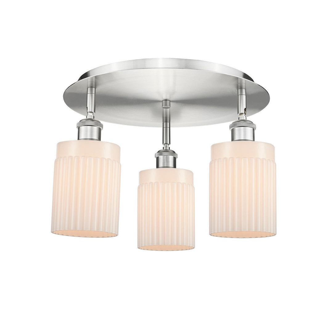 Innovations Downtown Urban 516-3C-SN-G341 Ceiling Light - Satin Nickel