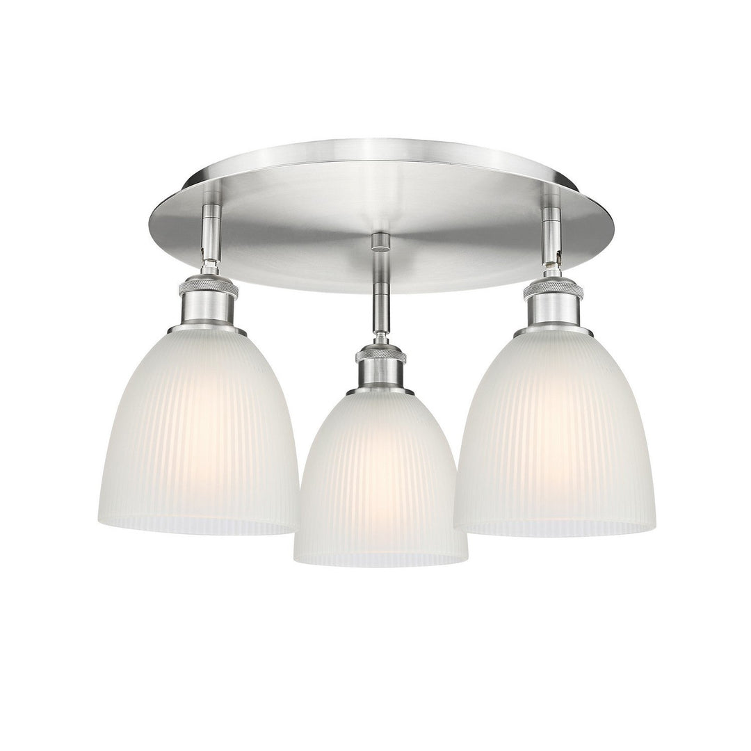 Innovations Downtown Urban 516-3C-SN-G381 Ceiling Light - Satin Nickel
