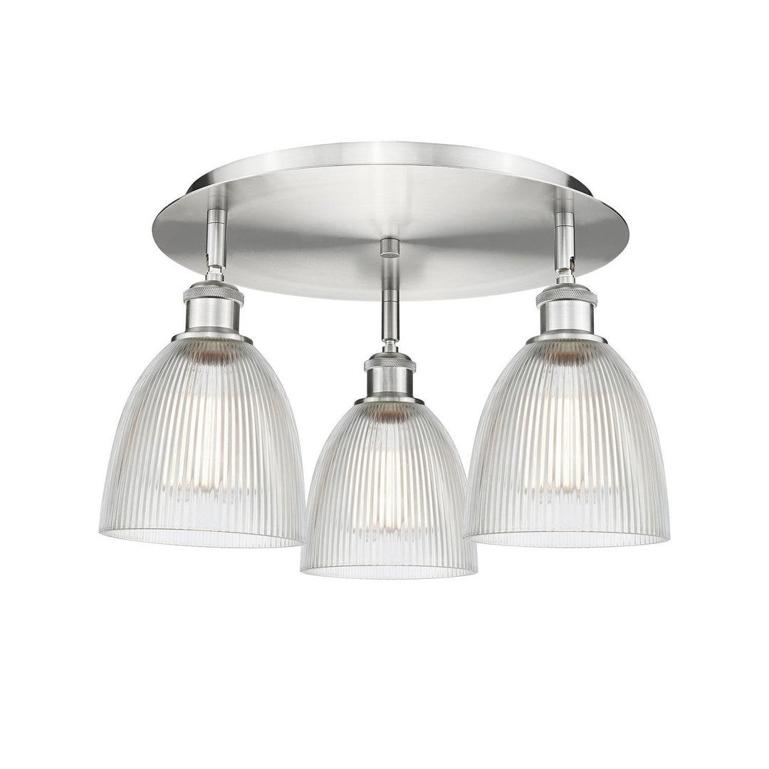 Innovations Downtown Urban 516-3C-SN-G382 Ceiling Light - Satin Nickel