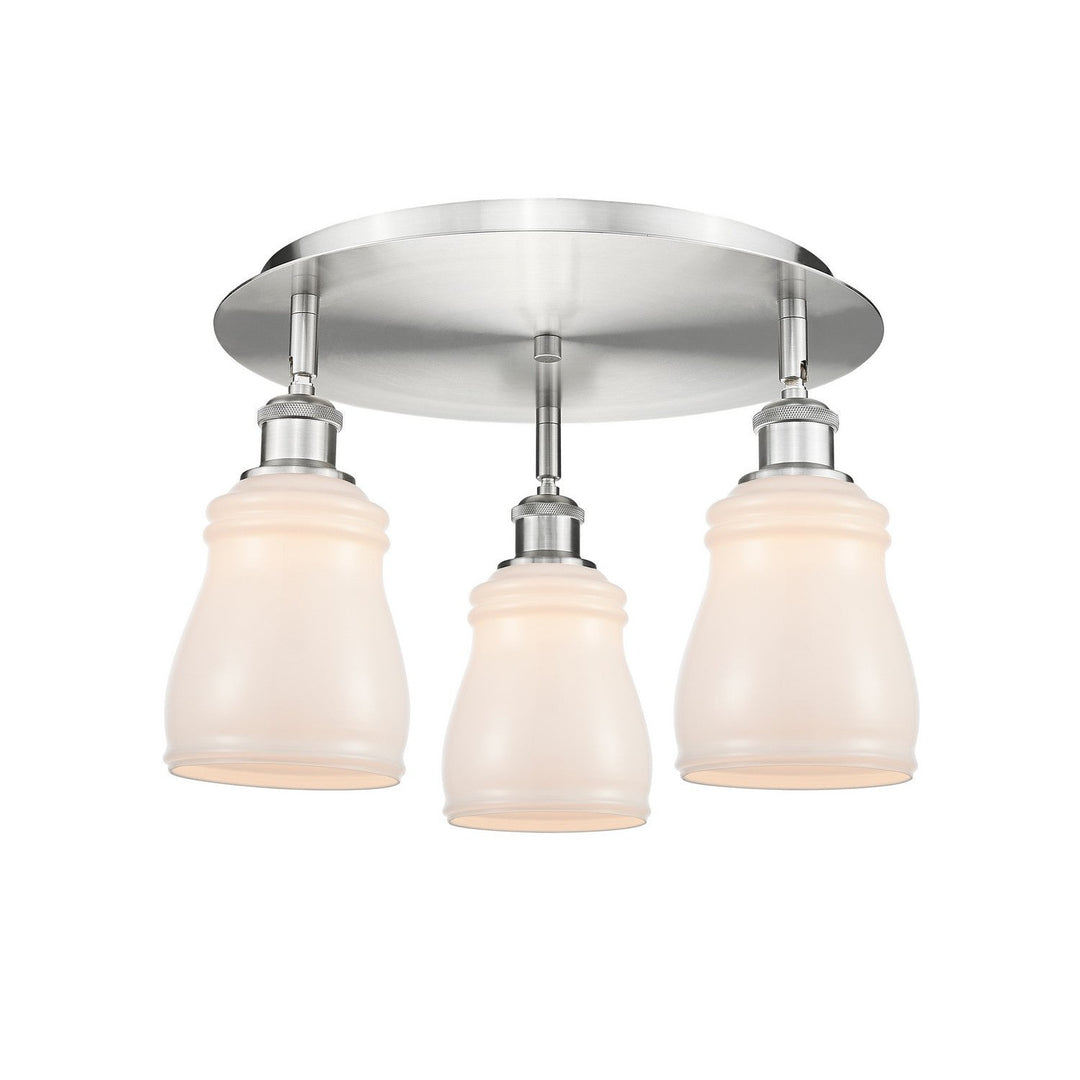 Innovations Downtown Urban 516-3C-SN-G391 Ceiling Light - Satin Nickel