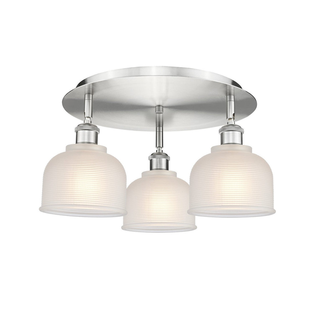 Innovations Downtown Urban 516-3C-SN-G411 Ceiling Light - Satin Nickel