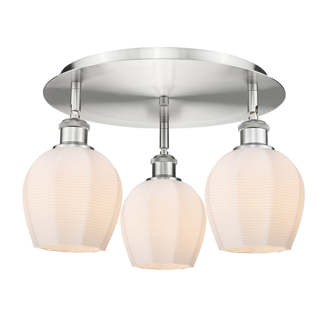 Innovations Downtown Urban 516-3C-SN-G461-6 Ceiling Light - Satin Nickel