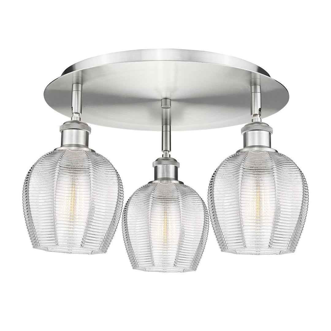 Innovations Downtown Urban 516-3C-SN-G462-6 Ceiling Light - Satin Nickel