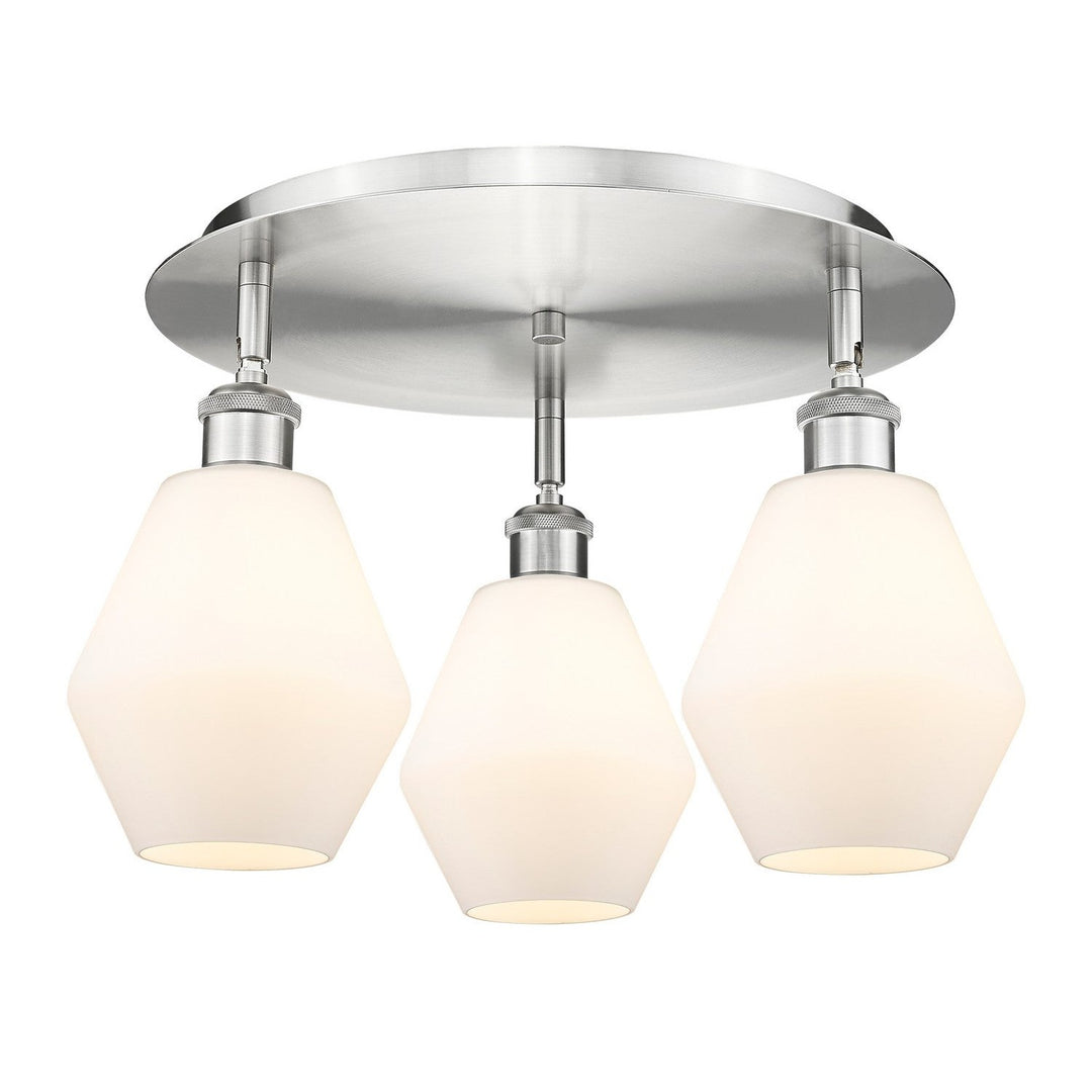 Innovations Downtown Urban 516-3C-SN-G651-6 Ceiling Light - Satin Nickel