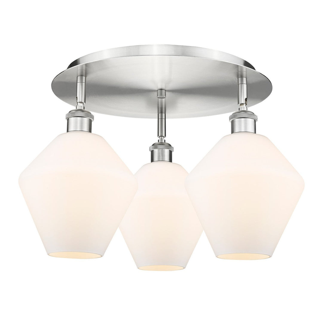 Innovations Downtown Urban 516-3C-SN-G651-8 Ceiling Light - Satin Nickel