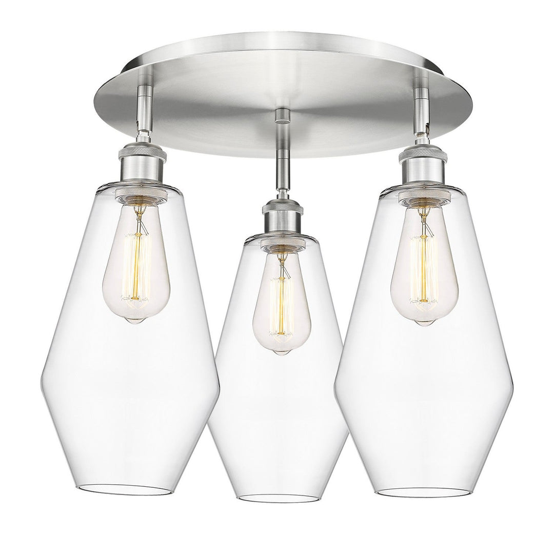 Innovations Downtown Urban 516-3C-SN-G652-7 Ceiling Light - Satin Nickel