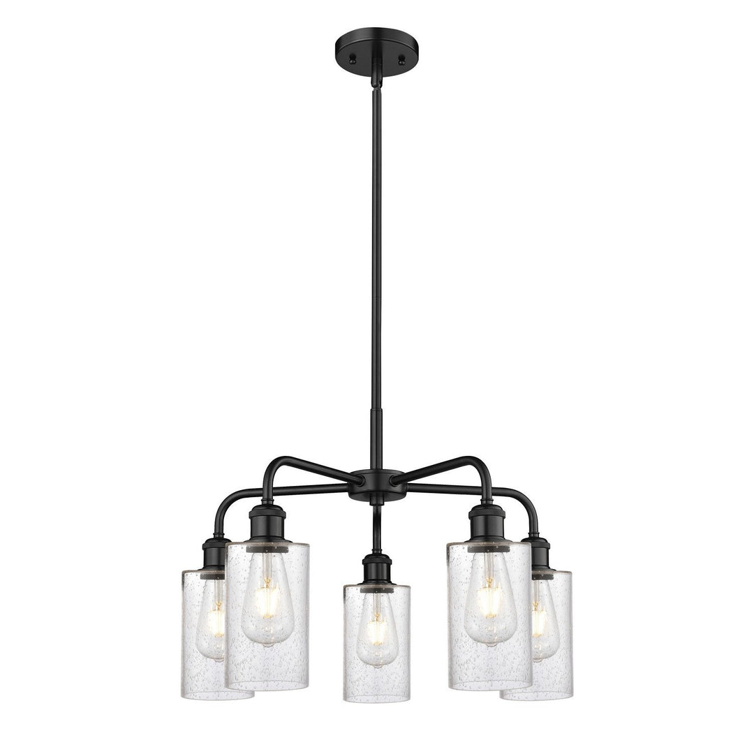Innovations Downtown Urban 516-5CR-BK-G804 Chandelier Light - Matte Black